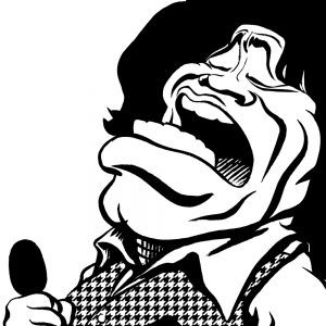 James Brown caricature