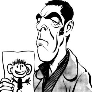 James Nesbitt caricature