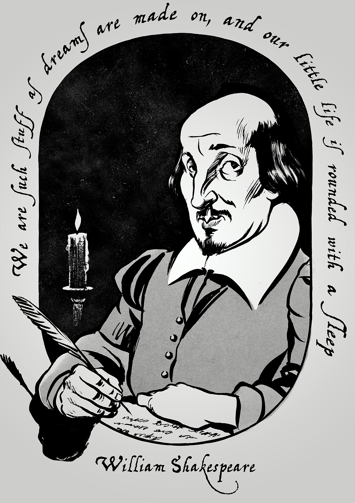 William Shakespeare William Shakespeare - Lowe Ken Lowe Illustration