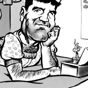 Simon Cowell caricature